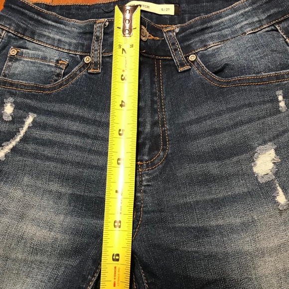 Catch Stitch Jeans Sz 5/27 Ripped Stretch Skinny - Picture 6 of 11
